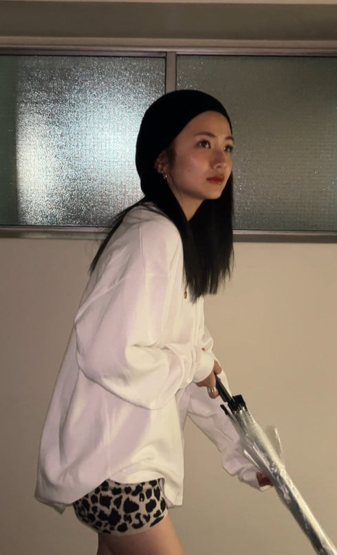 ニットショートパンツ